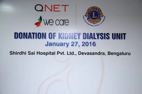 QNET India Donates Kidney Dialysis Units To Hospital