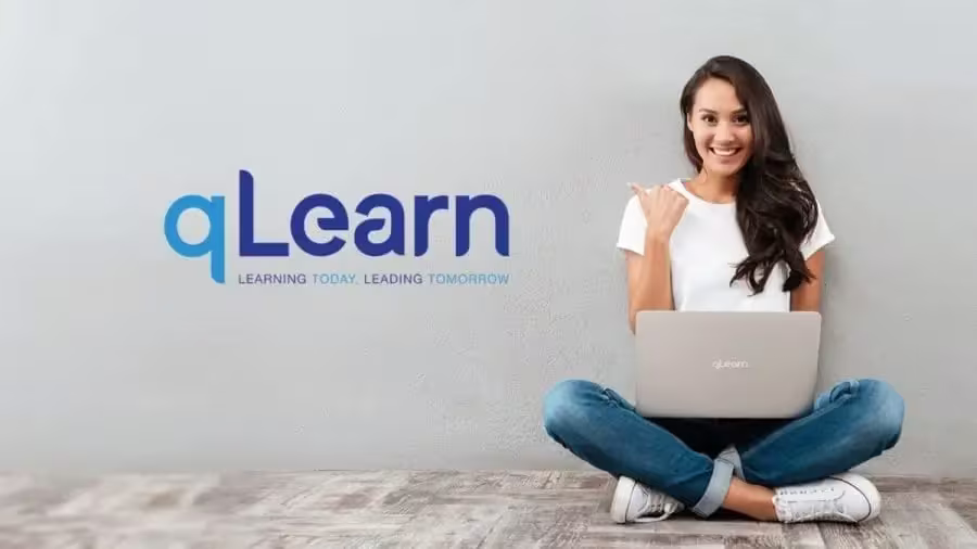 How Learning Helps Entrepreneurs Become Better At Business 2 woman sitting next to qLearn logo – Learn Today, Lead Tomorrow