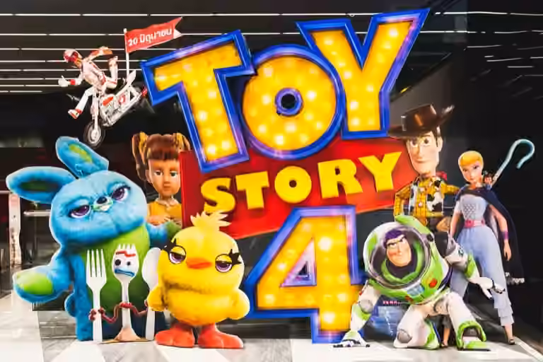 Toy story 4 poster with all characters