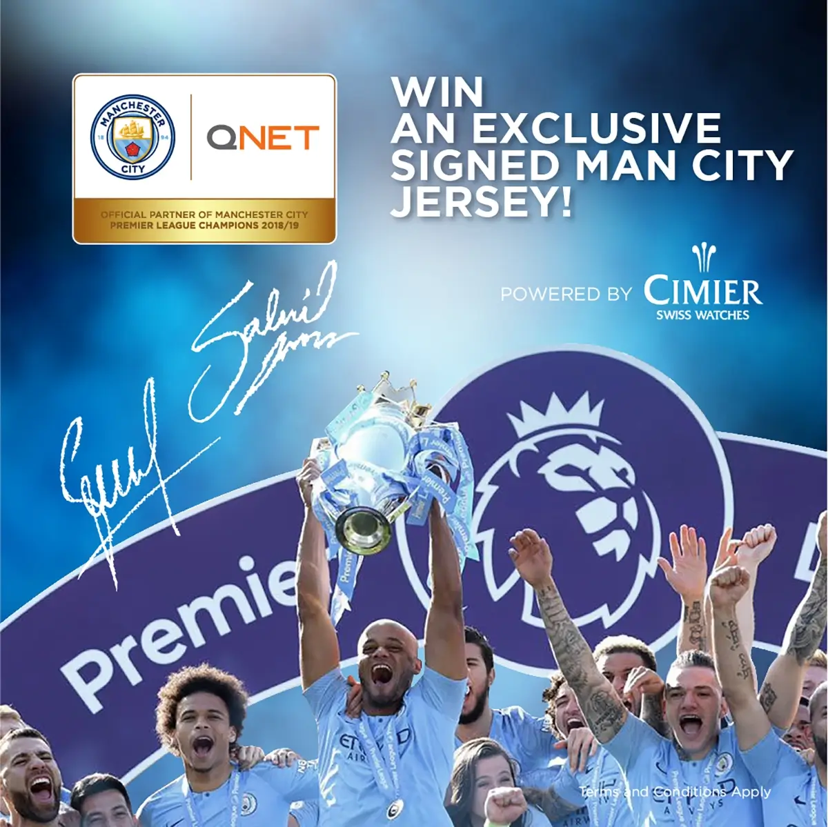 How Man City Fans Rock Their Team Pride 2 man city players celebrating premier league championship, win an exclusive signed man city jersey