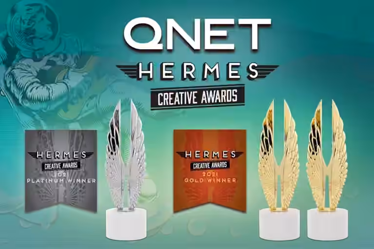 QNET Continues Winning Streak At 2021 HERMES Creative Awards