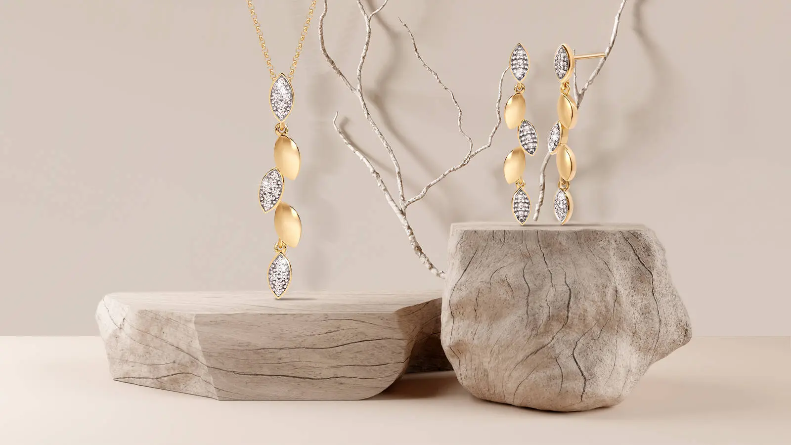 Amid Soaring Gold Prices, Bernhard H. Mayer Stays True To Its 18K Legacy 2 Bernhard H. Mayer 18K Gold Jewellery - Autumn Earrings and Pendant, that stay true to our promise of quality amidst gold rates increasing