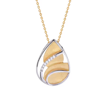 02 golden cove diamond pendant